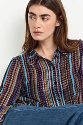 RICHROYAL Chiffonbluse gestreift, im Vintage-Style, leicht günstig online kaufen