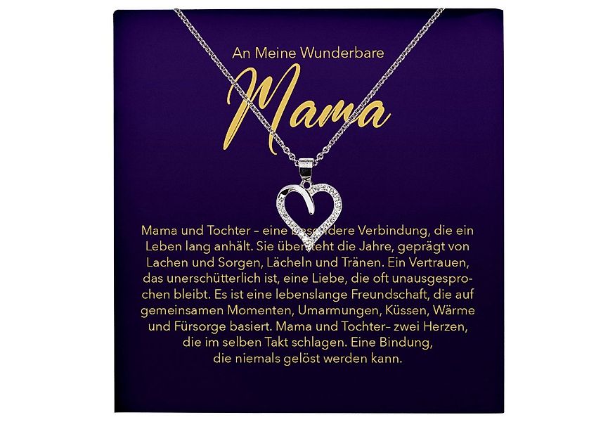 22Feels Schmuckset Liebe Mama Geschenk von Tochter Muttertag Frauen Halsket günstig online kaufen