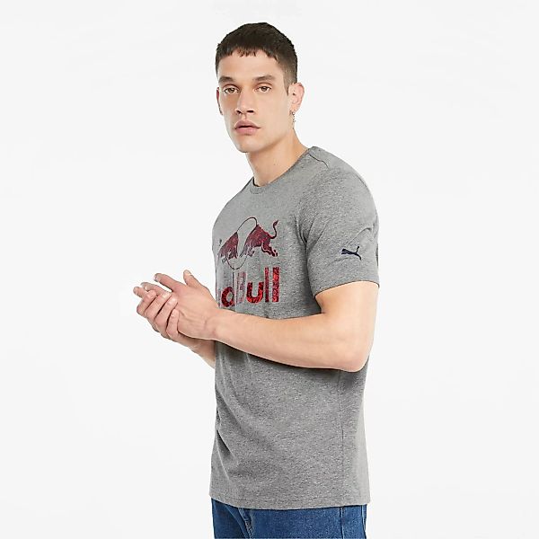 Puma Red Bull Racing Double Kurzarm T-shirt M Medium Gray Heather günstig online kaufen