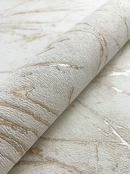 Newroom Vliestapete Levana Plant Beige Tapete Vintage Blumen,Rosen,Blätter, günstig online kaufen