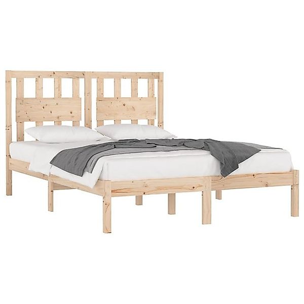 vidaXL Bett Massivholzbett Kiefer 160x200 cm günstig online kaufen