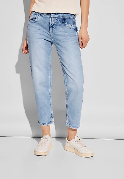 STREET ONE Regular-fit-Jeans, in Bleach-Waschung günstig online kaufen