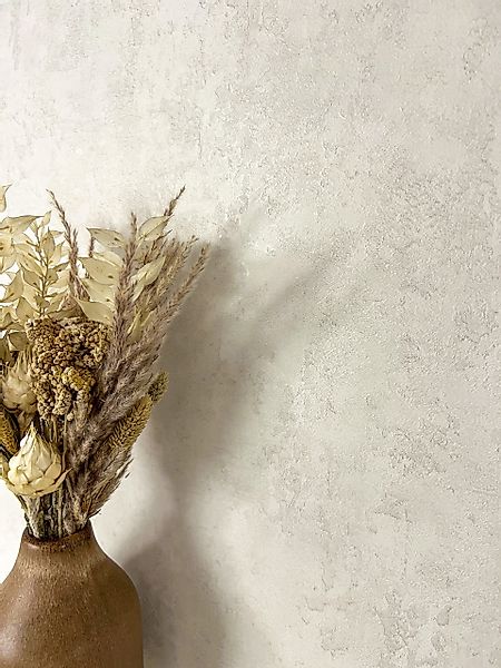 Newroom Vliestapete, Creme Tapete Modern Beton günstig online kaufen