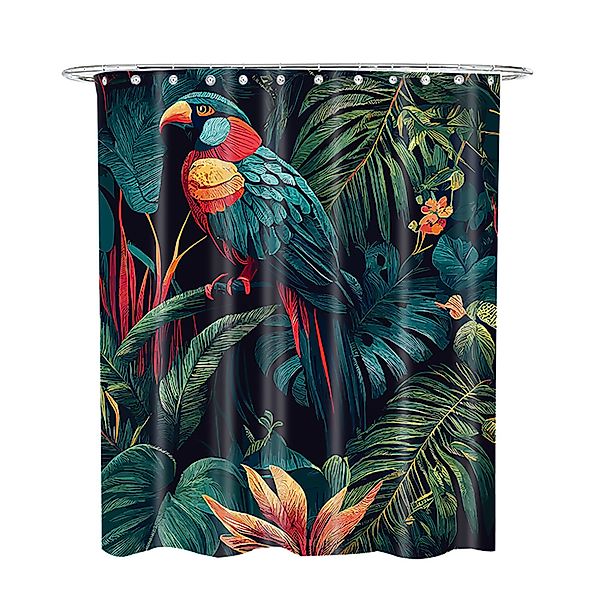 Sanilo Duschvorhang Exotic 180 x 200 cm, 100% wasserdicht, Anti-Schimmel-Ef günstig online kaufen