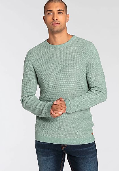 Bruno Banani Rundhalspullover günstig online kaufen