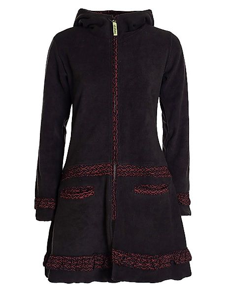 Vishes Kurzmantel Lange Fleecejacke Fleecemantel Übergangsjacke günstig online kaufen