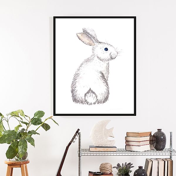 queence Bild »Afiro«, Hase-Hasen-Haustiere-Kunst-Ostern-Blumen, (1 St.), HD günstig online kaufen