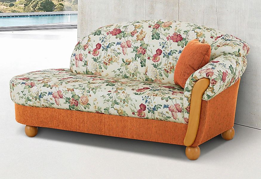 Home affaire Ottomane "Milano, bequemes solitär Sofa im Landhaus-Stil, B/T/ günstig online kaufen