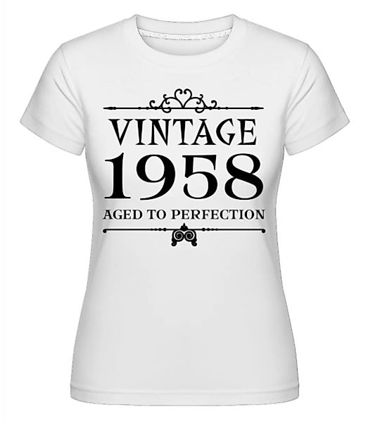 Vintage 1958 Perfection · Shirtinator Frauen T-Shirt günstig online kaufen