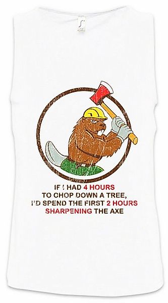 Urban Backwoods Tanktop Chop Down A Tree Ärmelloses T-Shirt Holzfäller Axt günstig online kaufen