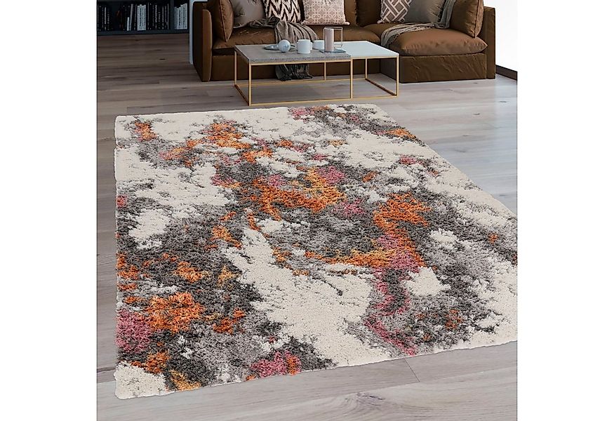 Paco Home Hochflor-Teppich Vincenza 281, rechteckig, Höhe: 34 mm, samtweich günstig online kaufen