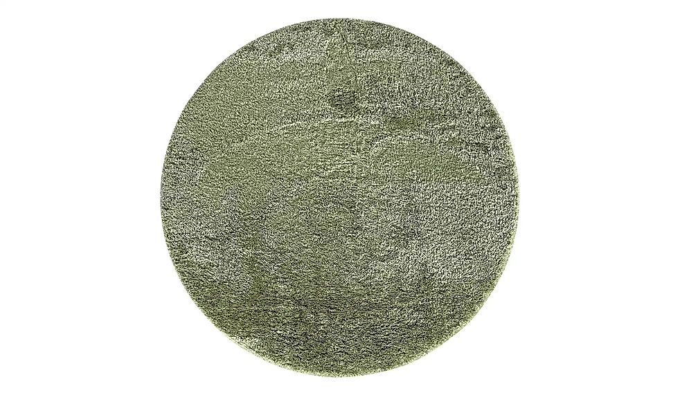 como Shaggy  Macio ¦ grün ¦ Synthetische Fasern ¦ Maße (cm): H: 2,7  Ø: 80 günstig online kaufen