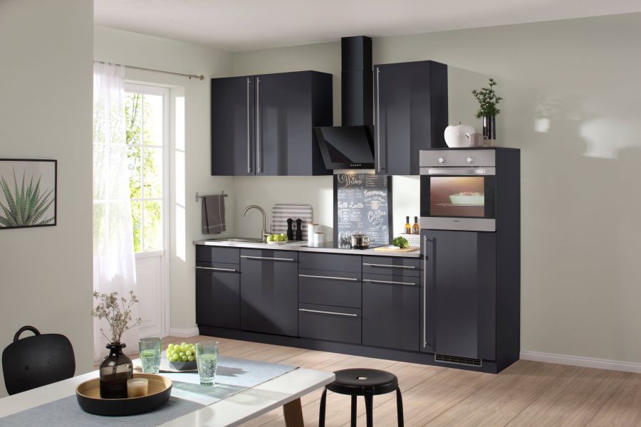 wiho Küchen Küchenzeile Chicago, mit E-Geräten, günstig online kaufen