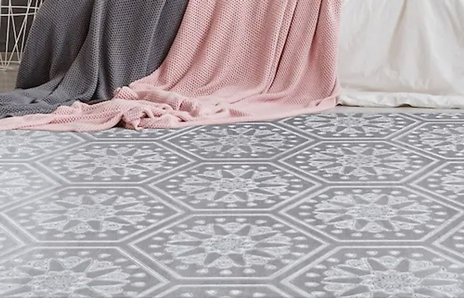my home Läufer »Stina«, rechteckig, 7 mm Höhe, Teppichläufer, Hoch-Tief-Eff günstig online kaufen