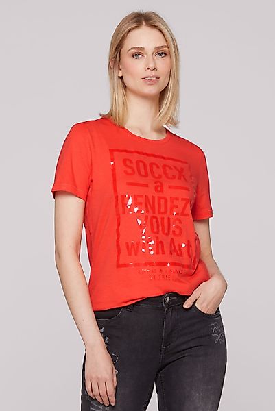SOCCX Rundhalsshirt, aus Baumwolle günstig online kaufen