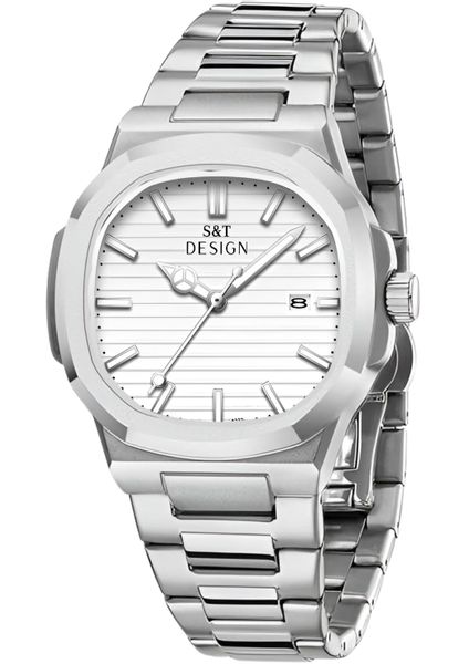 S&T Design Quarzuhr Herren Uhr Edelstahl günstig online kaufen