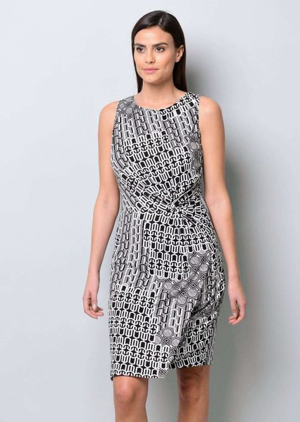 Alba Moda Jerseykleid Kleid mit Knoten günstig online kaufen