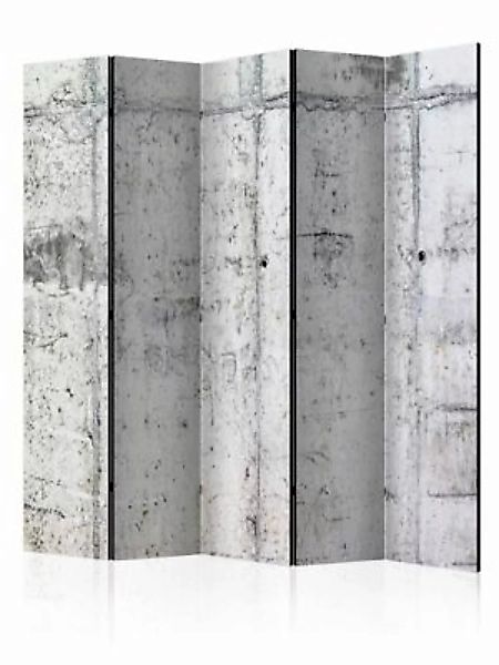 artgeist Paravent Concrete Wall II [Room Dividers] grau Gr. 225 x 172 günstig online kaufen