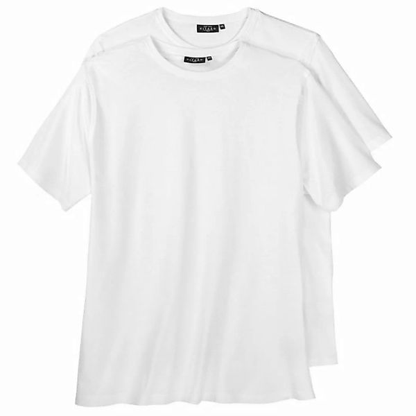 Kitaro Rundhalsshirt Doppelpack T-Shirt Herren XXL weiß Kitaro günstig online kaufen