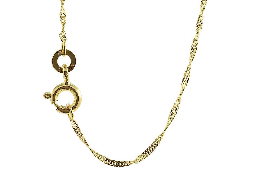 HOPLO Goldkette Goldkette Singapurkette Länge 38cm - Breite 1,0mm - 333-8 K günstig online kaufen