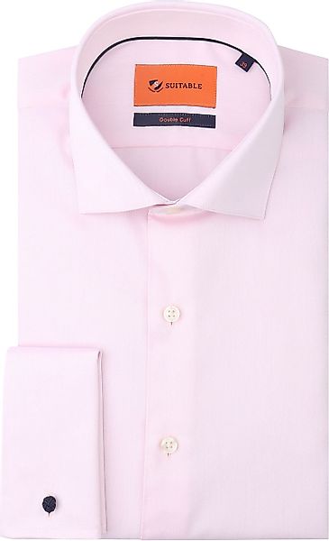 Suitable Hemd Doppelte Manschette Rosa - Größe 39 günstig online kaufen