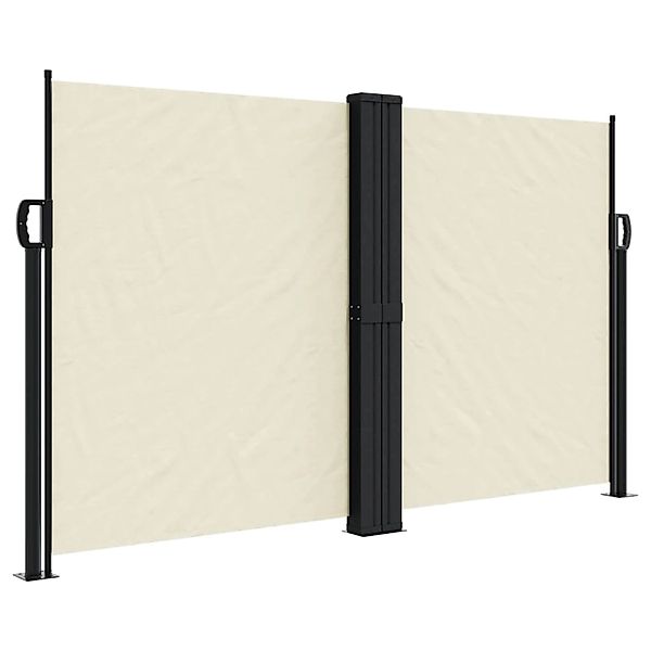furnicato Seitenmarkise Ausziehbar Creme 140x1200 cm günstig online kaufen