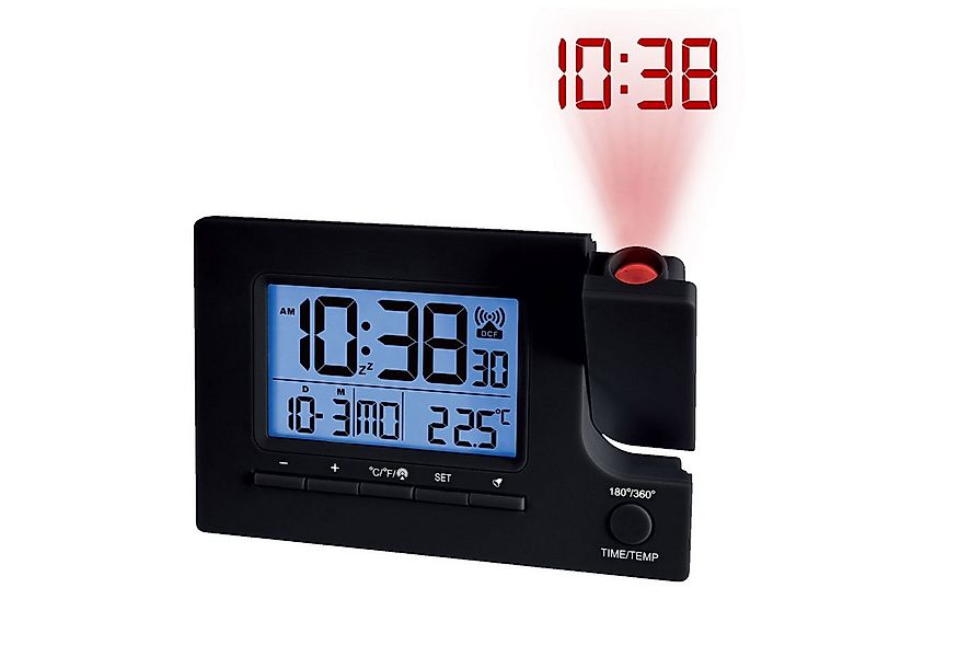 Miraval Funkwecker Funk-Projektionswecker Funkwecker Temperatur Funk-Projek günstig online kaufen