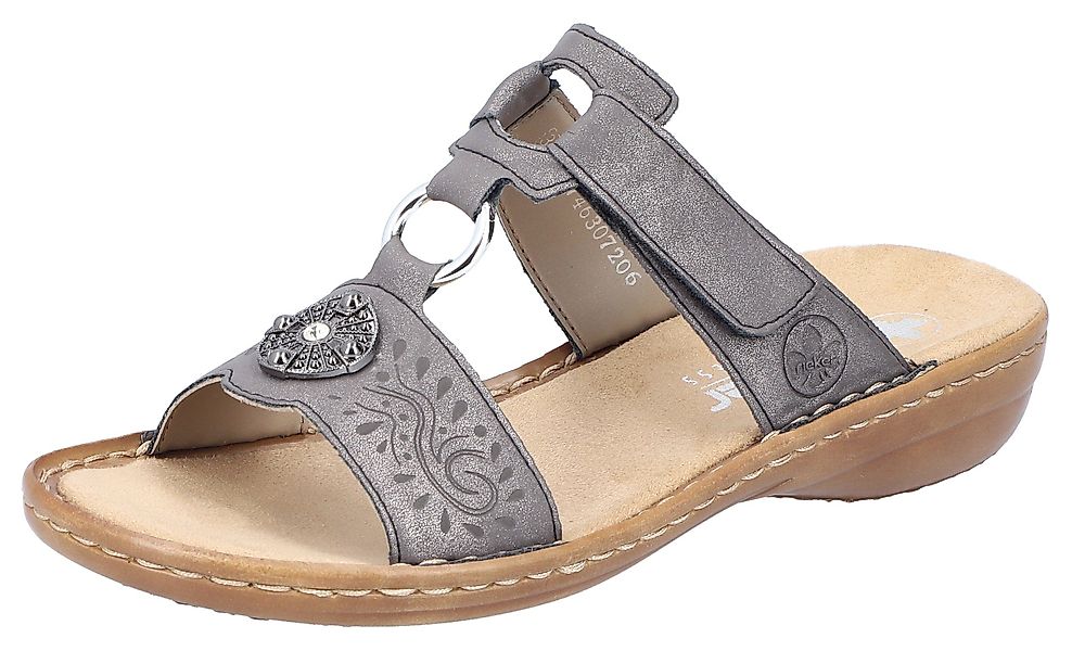 Rieker Pantolette, Keilabsatz, Sommerschuh, Schlappen Mit günstig online kaufen