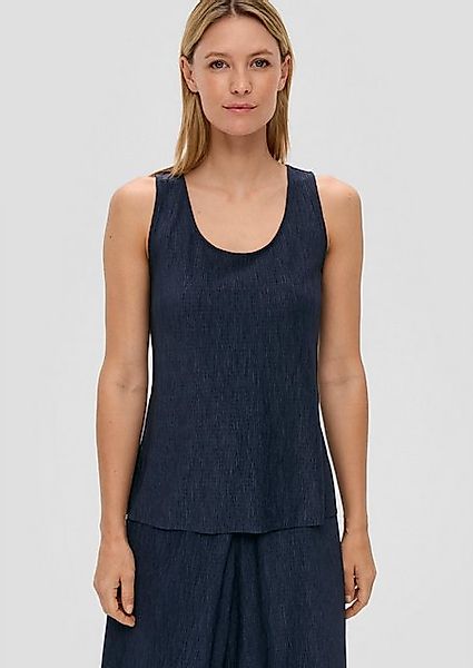 s.Oliver Shirttop mit offenem Saum günstig online kaufen