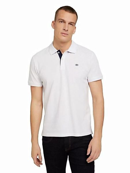 TOM TAILOR Poloshirt Polo Shirt BASIC POLO 5339 in Weiß günstig online kaufen