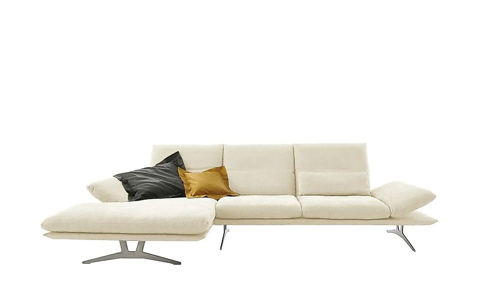 KOINOR Ecksofa aus Flachgewebe Francis ¦ creme ¦ Maße (cm): B: 314 H: 93 T: günstig online kaufen