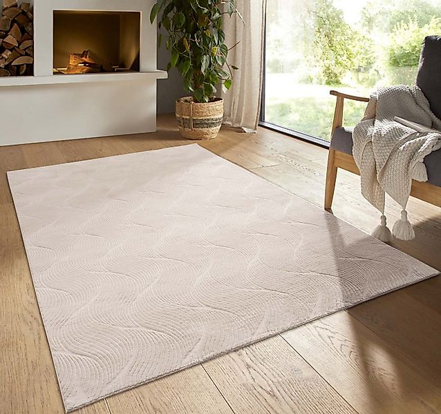 TaraCarpet Teppich TaraCarpet Homestyle 392 Shell, rechteckig, Höhe: 10 mm, günstig online kaufen