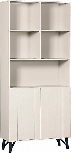 WOOOD Hochschrank "Miller", mit 2 Türen, H 200 cm x B 90 cm günstig online kaufen