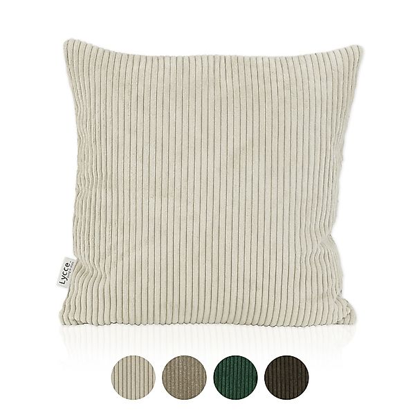 Lycce Dekokissen Kissenbezug aus trendigem Cordstoff günstig online kaufen
