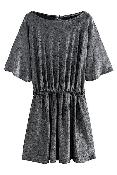 Next Jerseykleid Glitzer-Minikleid mit Flatterärmeln (1-tlg) günstig online kaufen