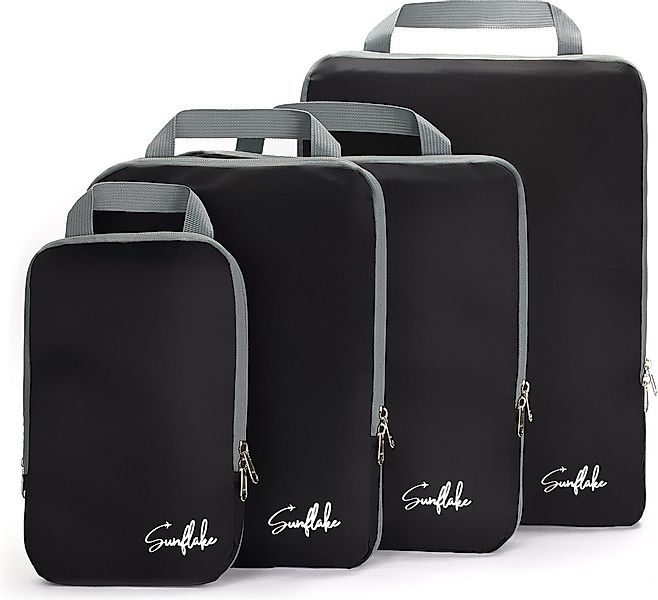 Sunflake Packsack mit Kompressionsreißverschluss - Packwürfel 4er Set (Komp günstig online kaufen