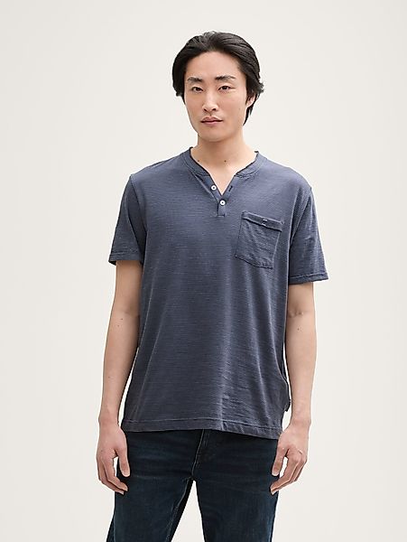 TOM TAILOR T-Shirt Henley T-Shirt mit günstig online kaufen