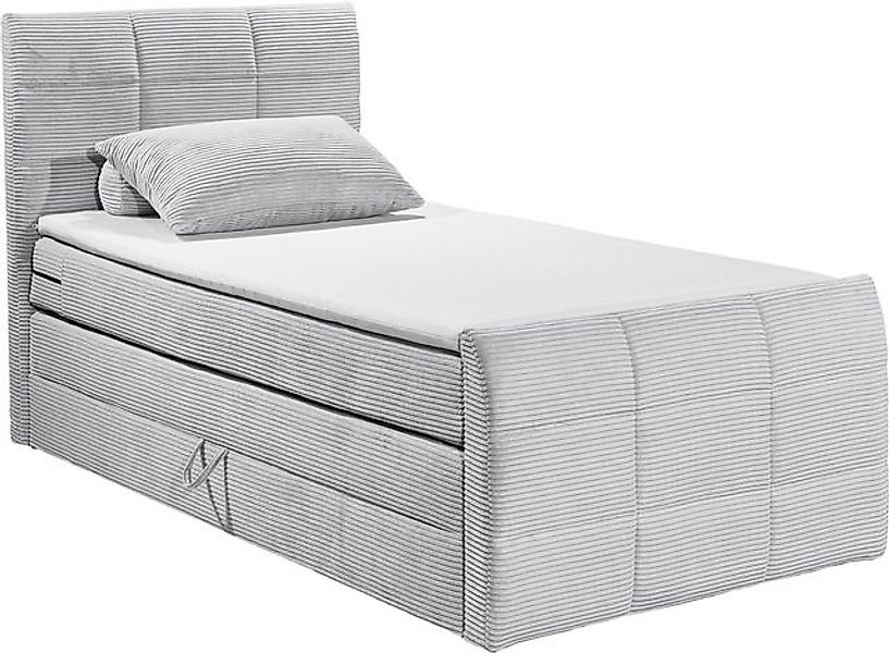 ED EXCITING DESIGN Boxspringbett Bolivia, harte Seite mit Kokosmatte, weich günstig online kaufen