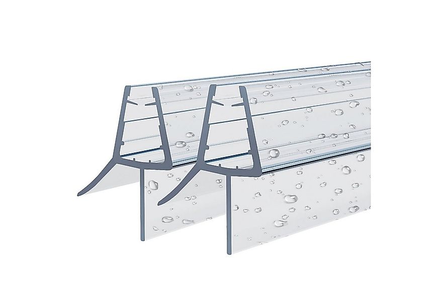 Boromal Duschdichtung 2 Stück Ersatzdichtung Wasserabweiser für 4-6mm Glas günstig online kaufen