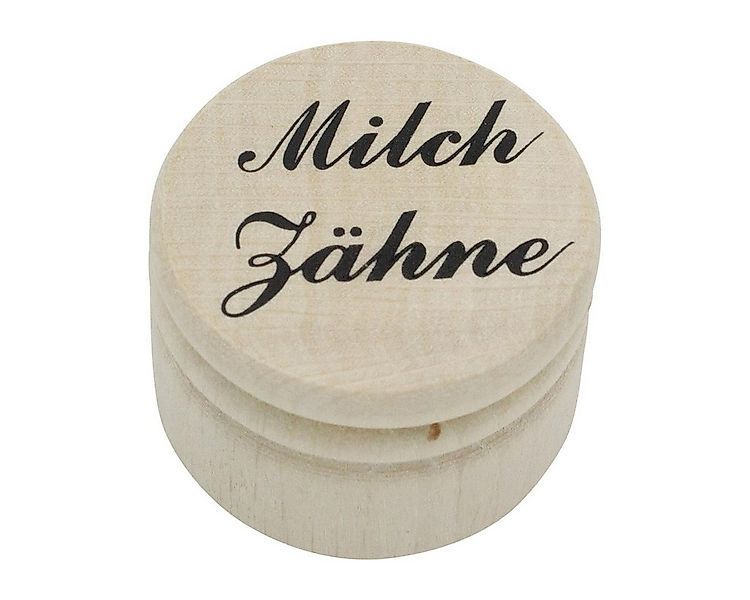 GICO Aufbewahrungsdose Milchzahndose Ø 4,5 cm, Milchzähne Dose Holz Schraub günstig online kaufen