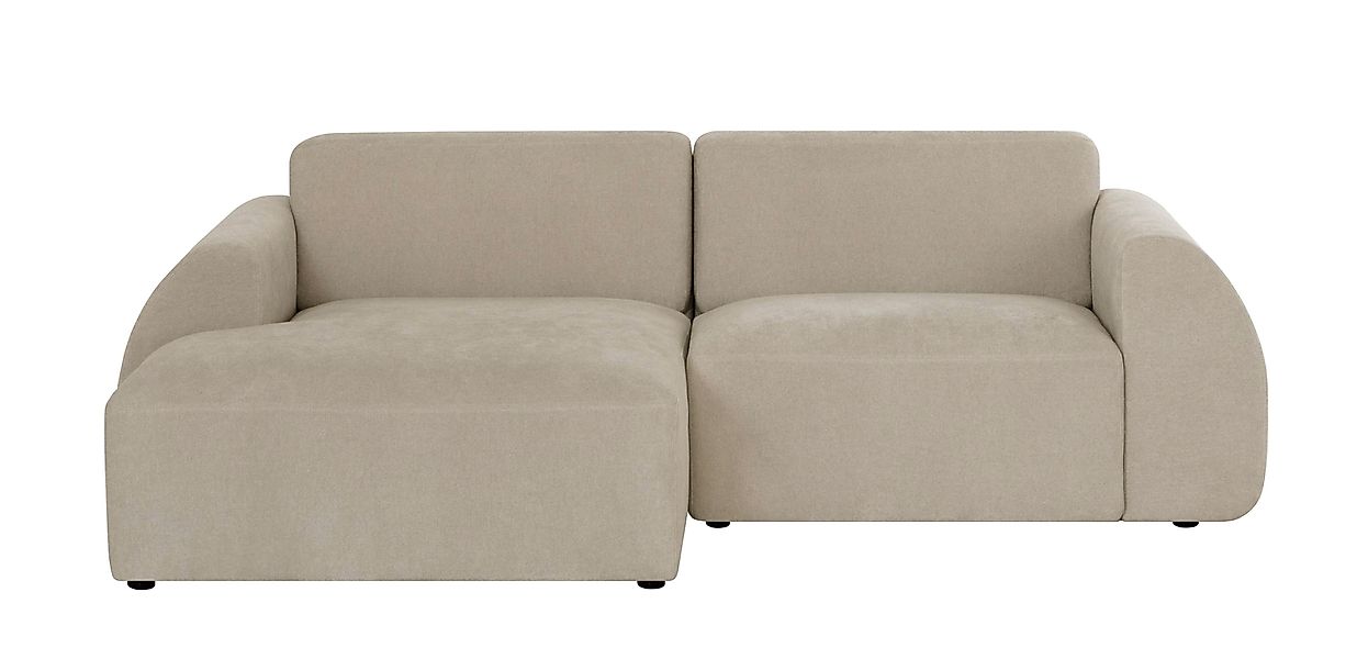 NADUVI Collection | Ecksofa Mattis links 2,5-Sitzer Bouclé günstig online kaufen