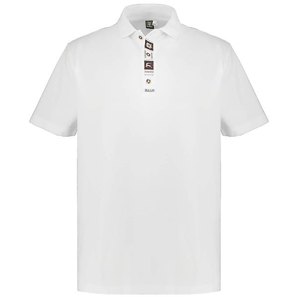 Orbis Poloshirt im Trachten-Style Farbe weiß Größe: 5XL günstig online kaufen