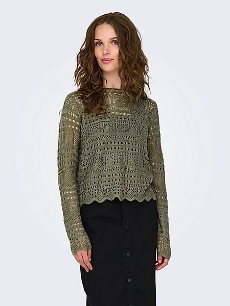 JDY Rundhalspullover JDYSun (1-tlg) Lochmuster günstig online kaufen