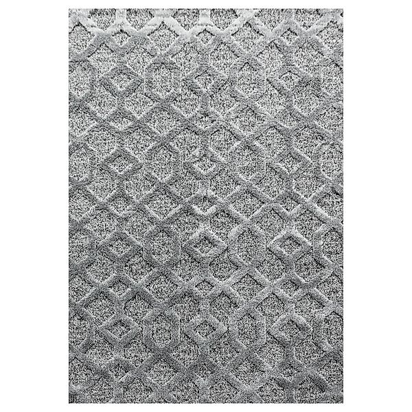 Ayyildiz Hochflorteppich Pisa 4702 Grau 200 cm x 290 cm günstig online kaufen