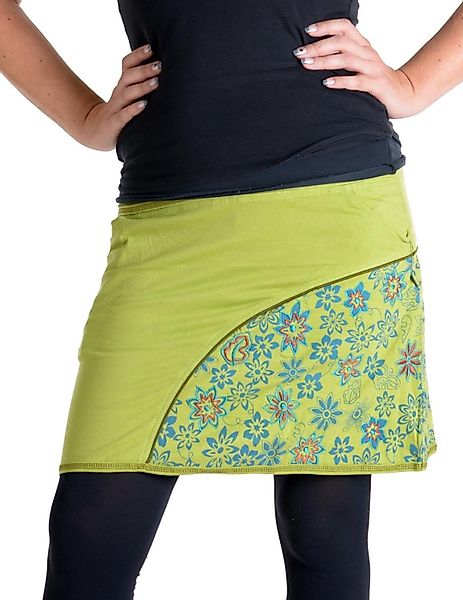 Vishes Minirock Bedruckter und bestickter Rock günstig online kaufen
