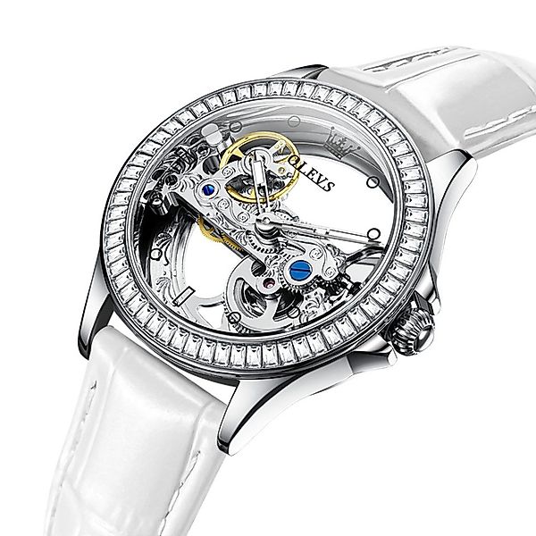 OLEVS Automatikuhr Luxus Frauen Automatikuhr Damenuhr günstig online kaufen