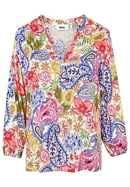 elanza Blusentop Bluse mit Ornament-Print in Pink/Lila günstig online kaufen