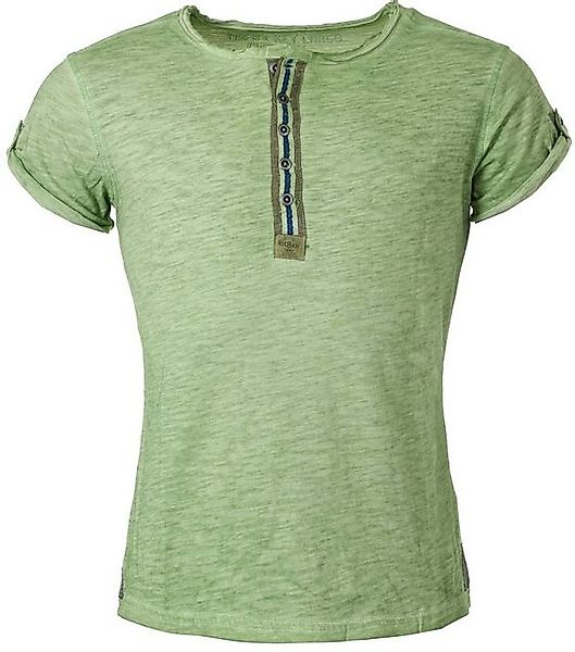 Key Largo T-Shirt für Herren Arena button vintage Look MT00023 mit Knopflei günstig online kaufen