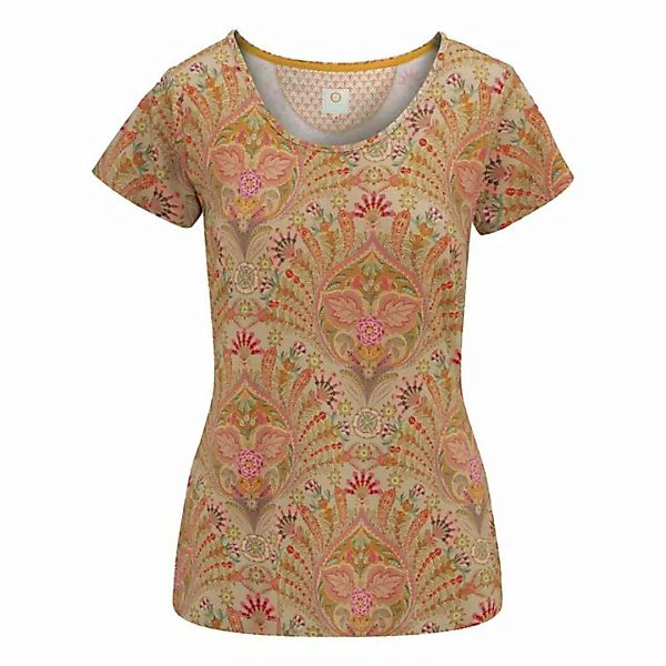 PiP Studio T-Shirt Tilly Short Sleeve Top Alba mit floralem Muster günstig online kaufen