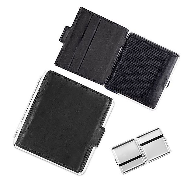 Coumo Kartenetui Kartenhalter Zigarettenetui Leder EC Karten Visitenkarten günstig online kaufen